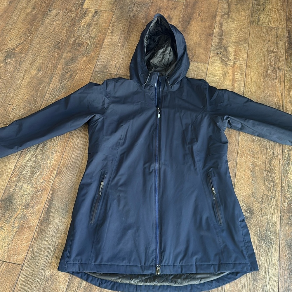 Petite Insulated Rain Jacket LP - Navy - Perfect for Spring!